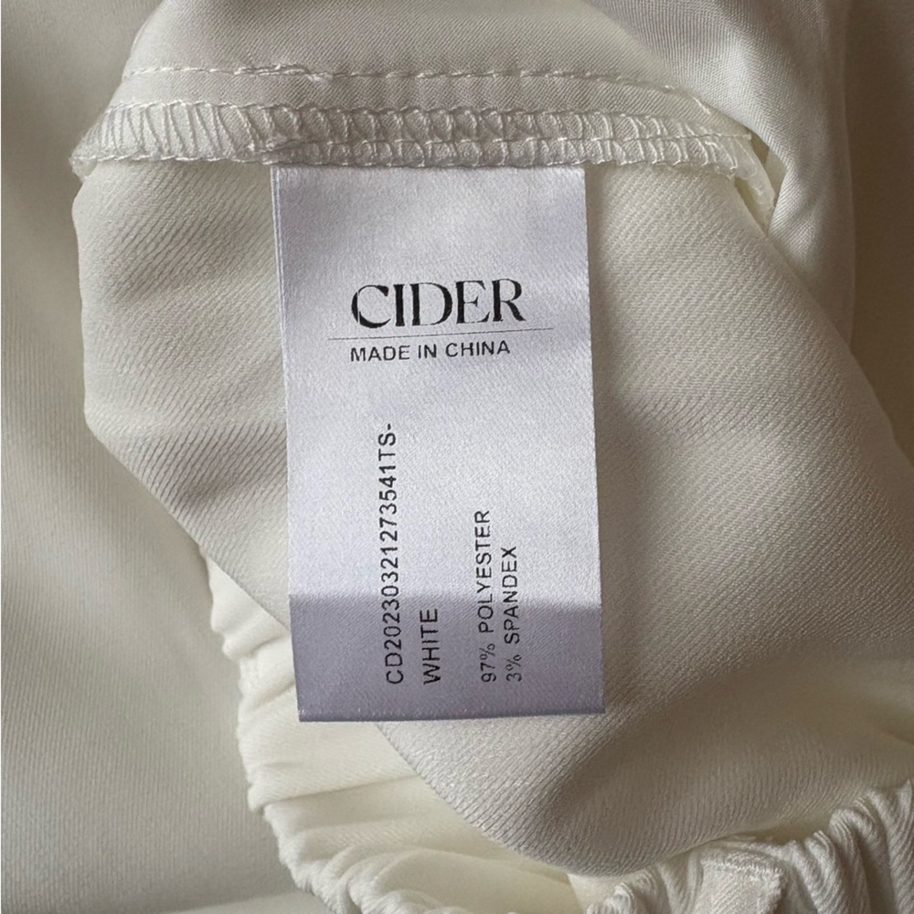 Cider Women’s 0XL White Wide Leg Trousers Classic Timeless Business Casual Pants - Picture 12 of 16